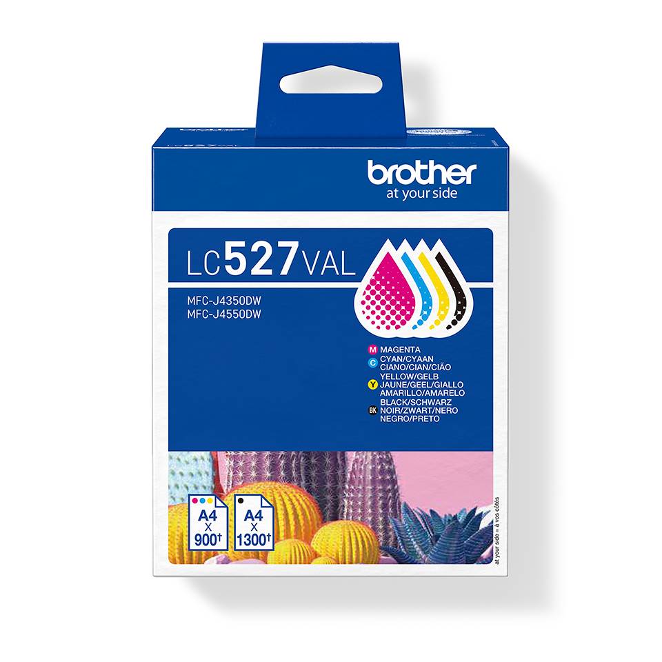 Brother LC527 Value Pack - 4er-Pack - Schwarz, Gelb, Cyan, Magenta
