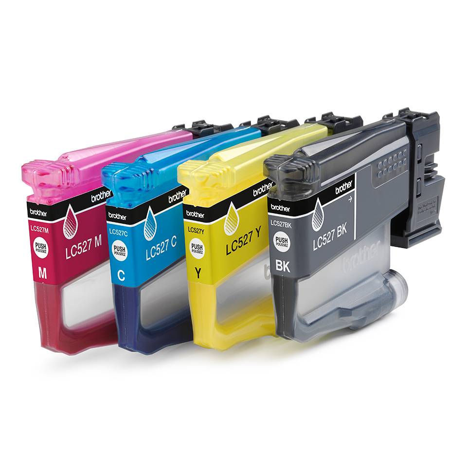 Brother LC527 Value Pack - 4er-Pack - Schwarz, Gelb, Cyan, Magenta