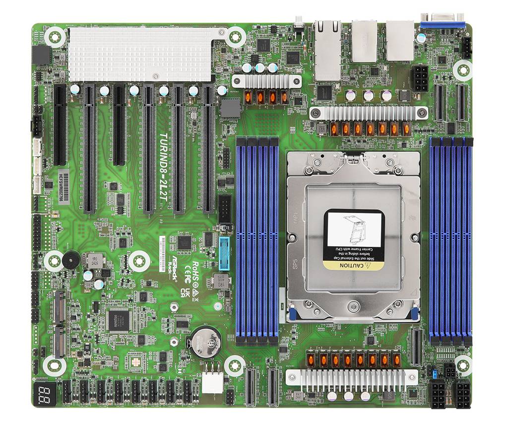 ASRock Mainboard TURIND8-2L2T CEB Sockel SP5 Single