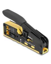 Delock Crimpzange für 6P/8P RJ45/RJ11 Stecker Cat. 5/6/7 mit Klinge und CAT 5