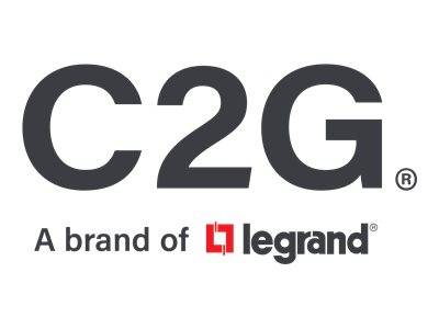 C2G-Logo mit der Aufschrift „A brand of Legrand