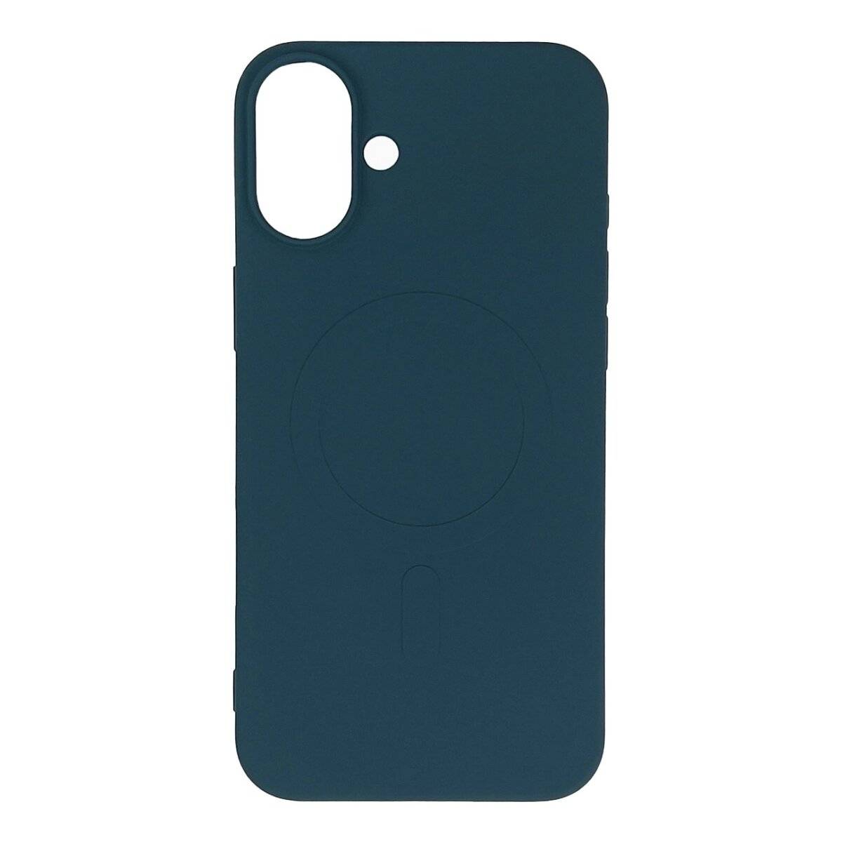 Liquid Silikonhülle mit Magnetring weiches Case Bumper kompatibel mit Samsung Galaxy S25 Edge Blau