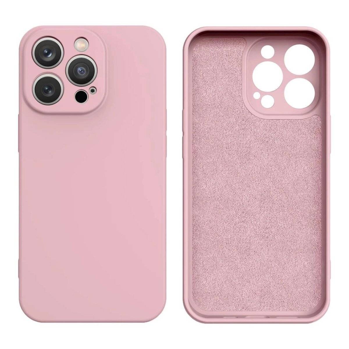 Silikonhülle – schlankes Case Bumper kompatibel mit Samsung Galaxy S25 Edge Rosa