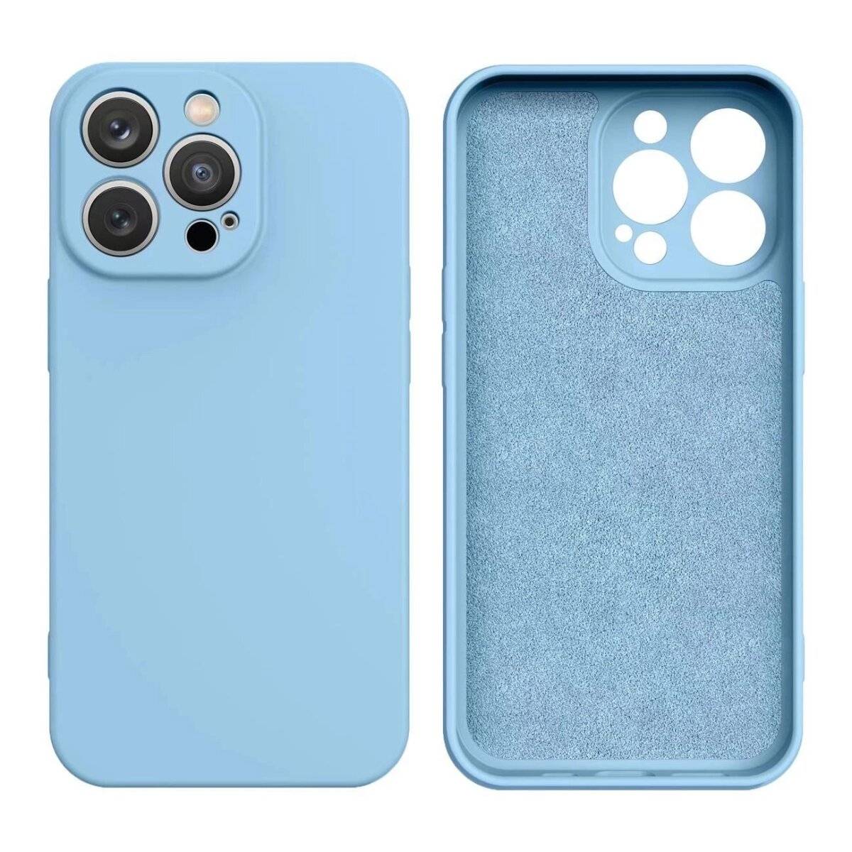 Silikonhülle – schlankes Case Bumper kompatibel mit Samsung Galaxy S25 Edge Blau