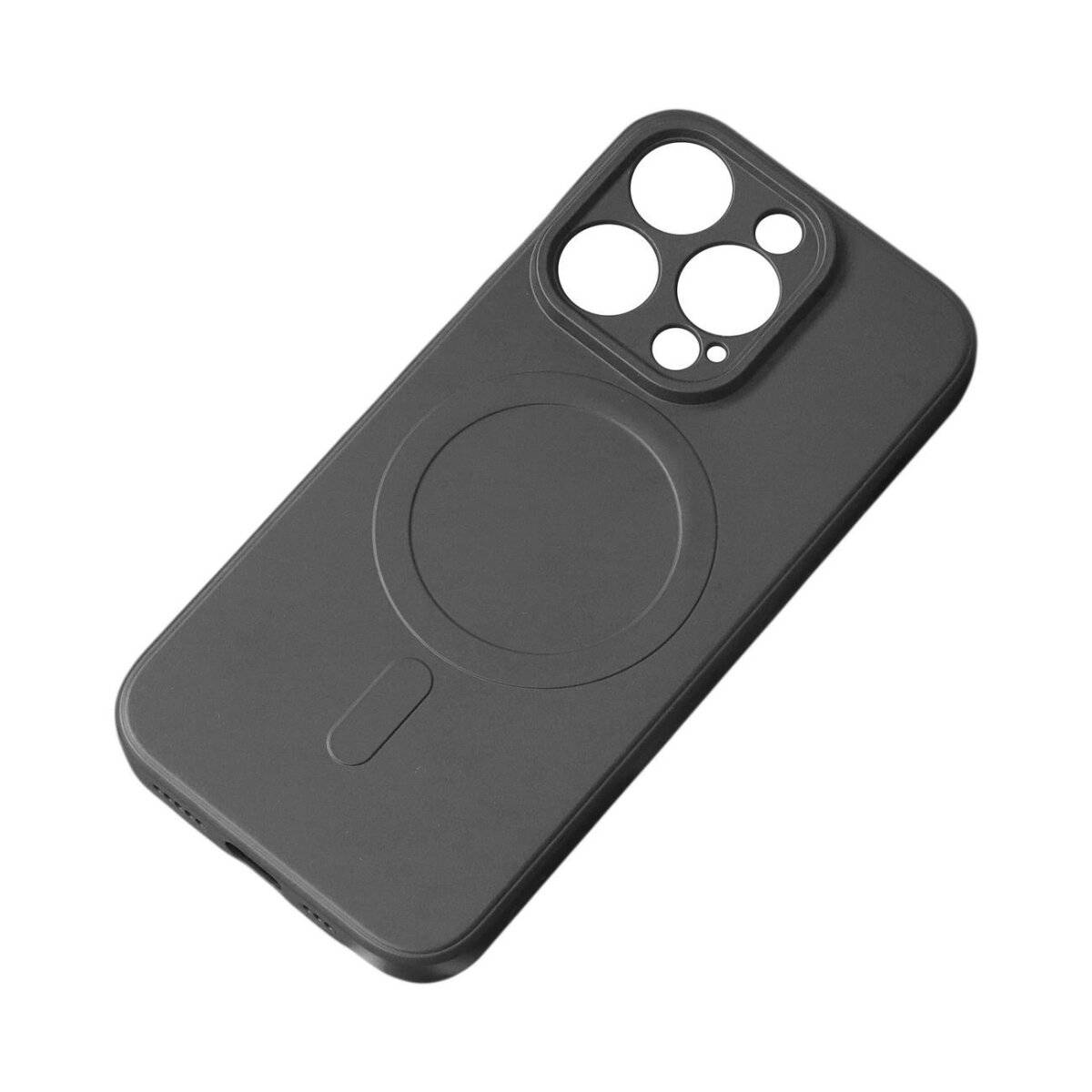 Silikonhülle Bumper Handyhülle kompatibel mit Samsung Galaxy S25 Edge Schwarz