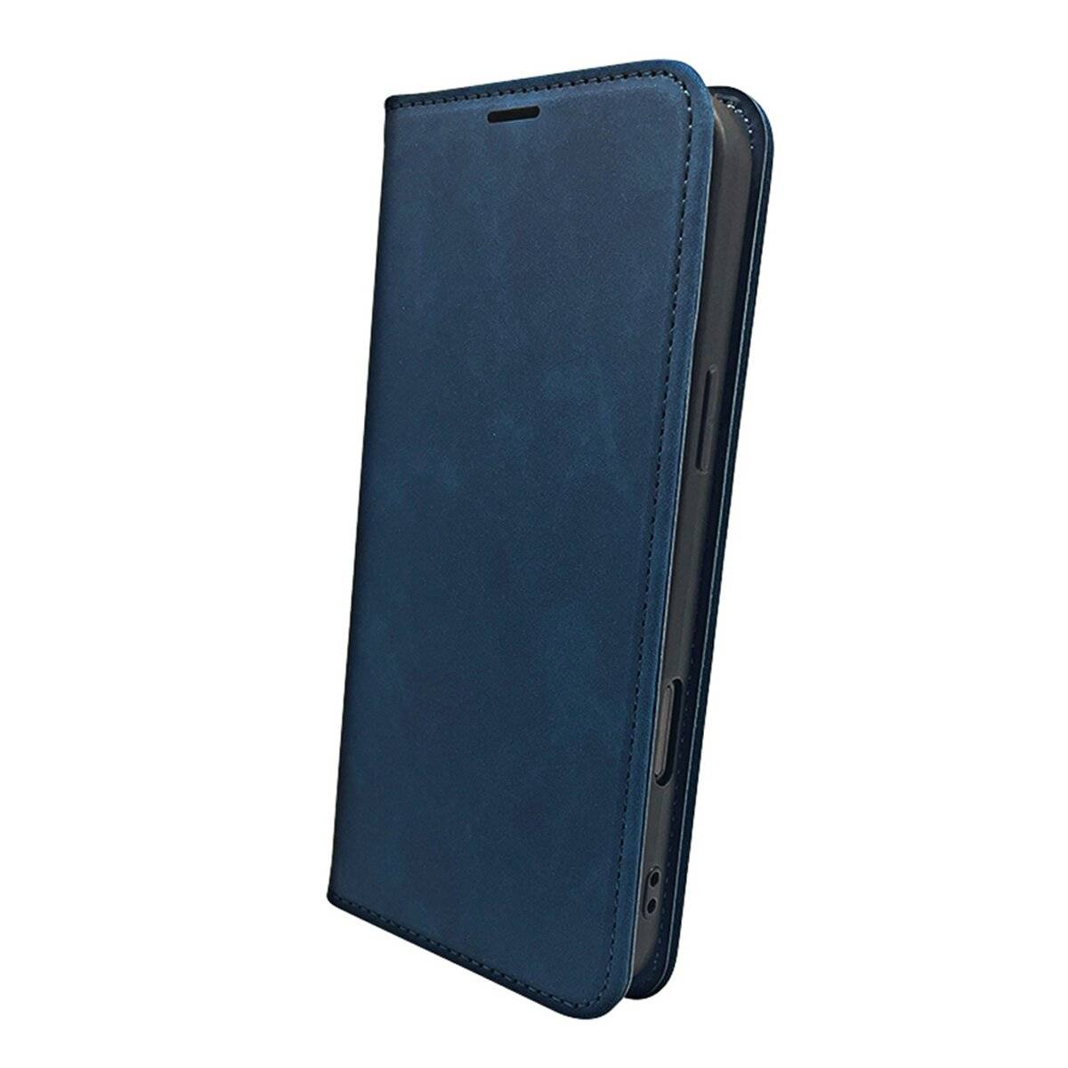 Elegante Lederoptik Handyhülle mit Kartenfächern Klapphülle kompatibel mit Samsung Galaxy S25 Ultra Dunkelblau