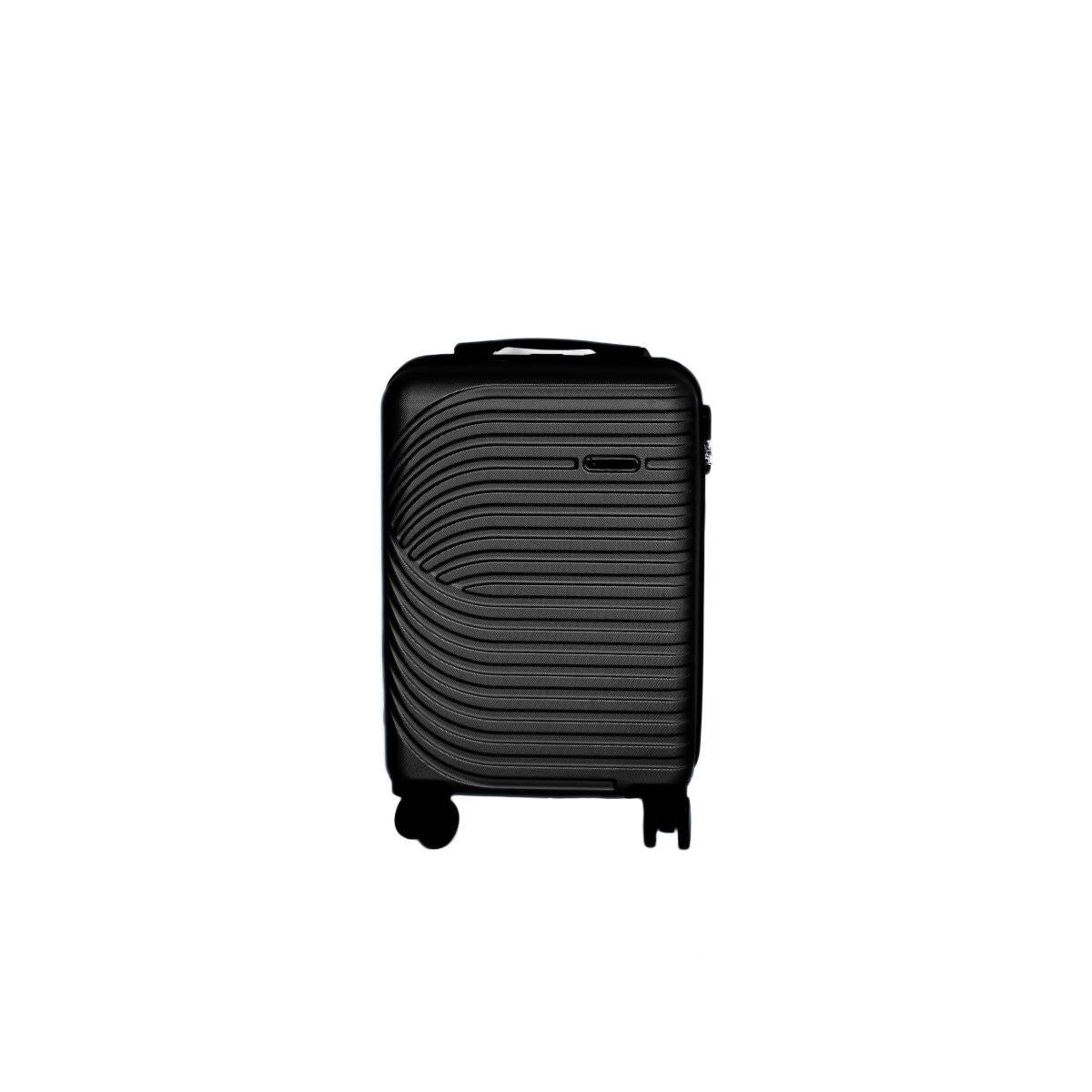 3er Kofferset mit 360° Rollen, Teleskopgriff und praktischer Innenaufteilung Schwarz