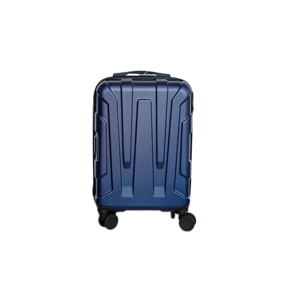 3 teiliges Kofferset mit 360° Rollen & Teleskopgriff - Hartschale in Dunkelblau