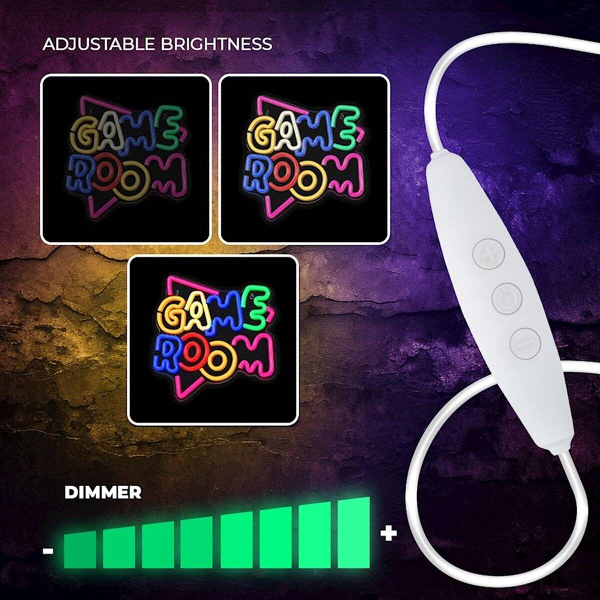 Neon PLEXI LED GAME ROOM multicolor NNE20 Neolia