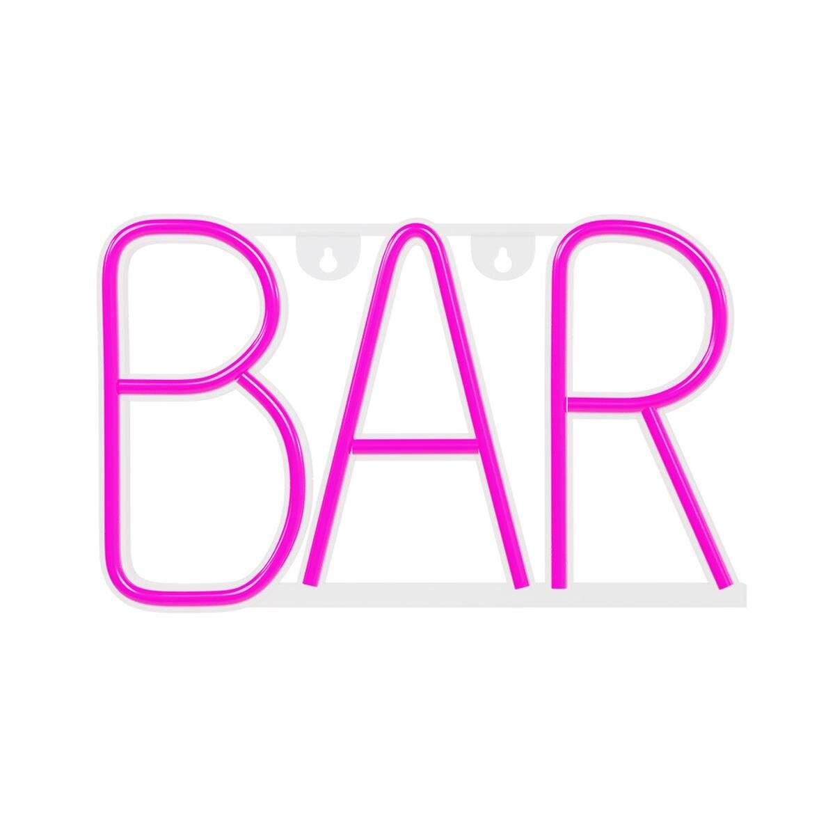 Forever Light Neon LED Leuchte "BAR" Pink – FLNE24