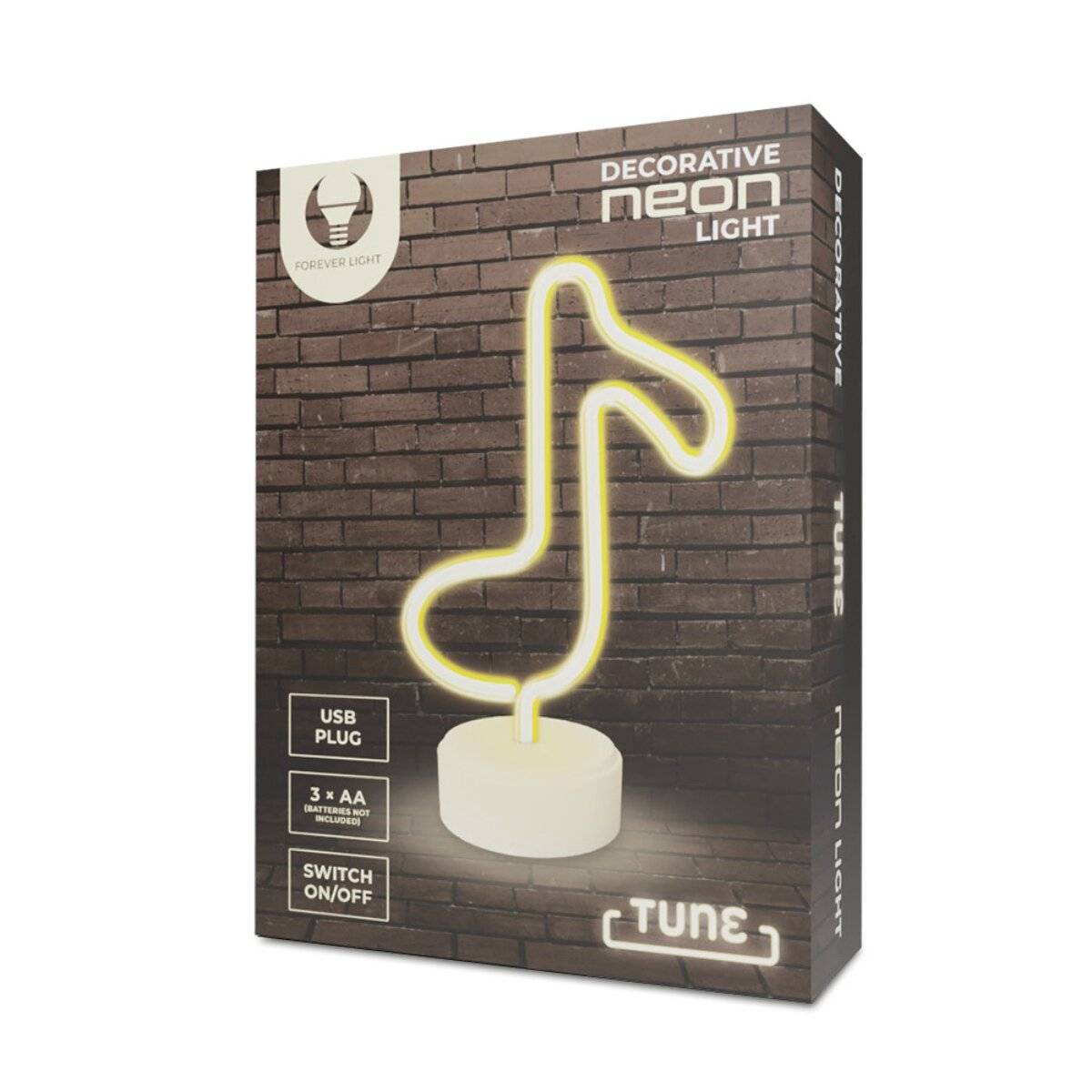 Forever Light Neon LED-Leuchte TUNE weiß – FSNE07