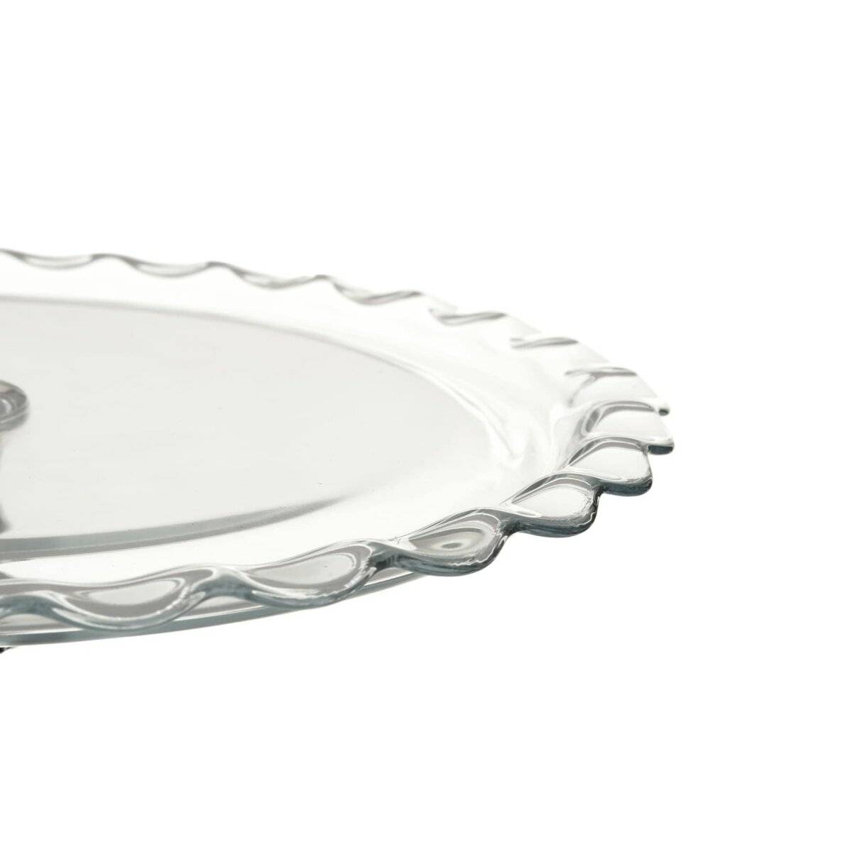 Pasabahce Petite Patisserie Elegante Servierteller mit Fuß - 26 x 12 cm