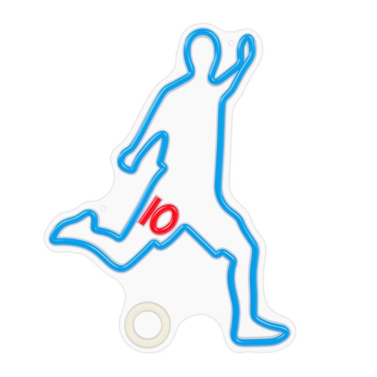 Forever Light Neon PLEXI LED-Leuchte FOOTBALLER multicolor – FPNE31