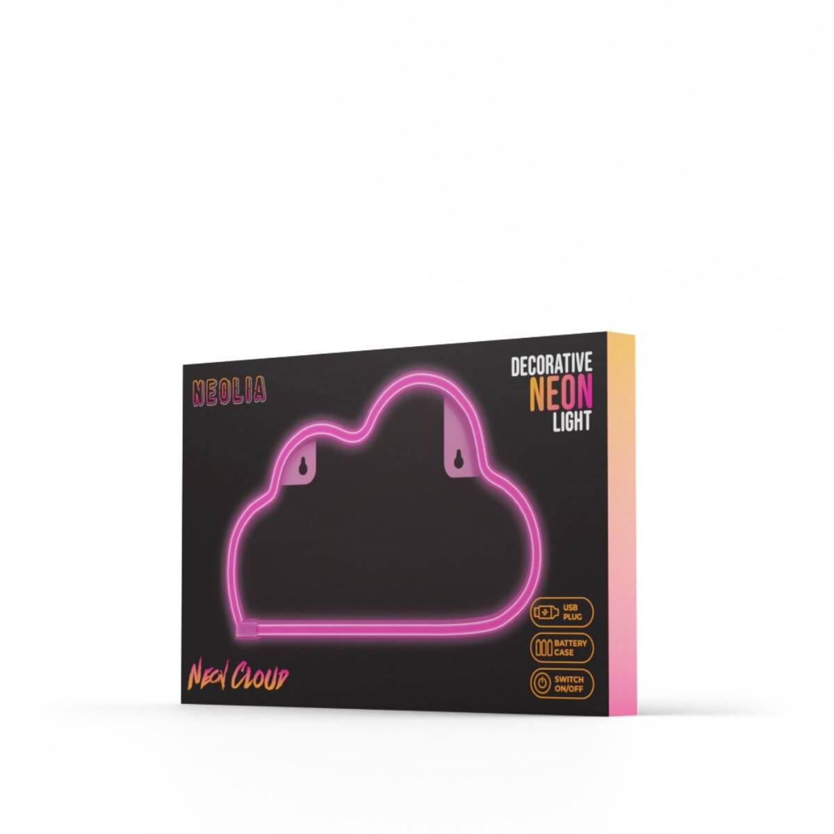 Neon LED Licht CLOUD rosa NNE25 Neolia