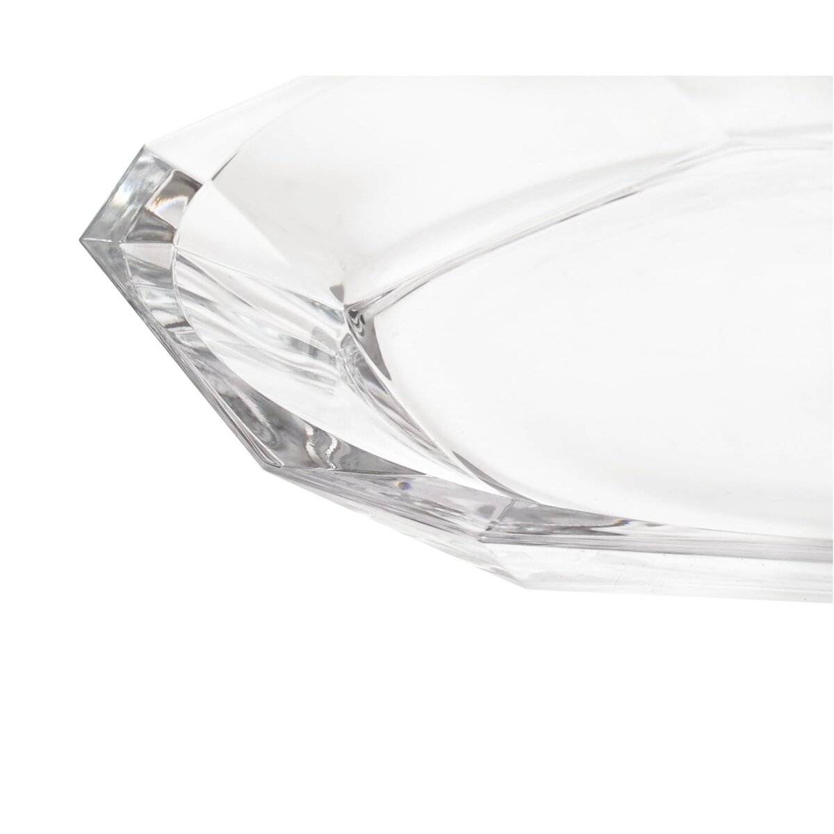 Pasabahce Crystallin Reflection Servierplatte aus hochwertigem Glas - ø30 cm