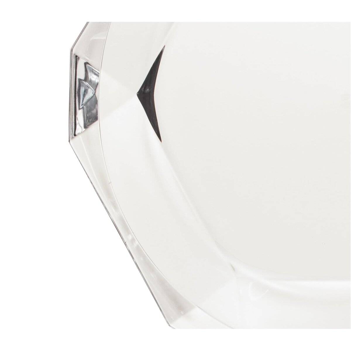 Pasabahce Crystallin Reflection Servierplatte aus hochwertigem Glas - ø30 cm