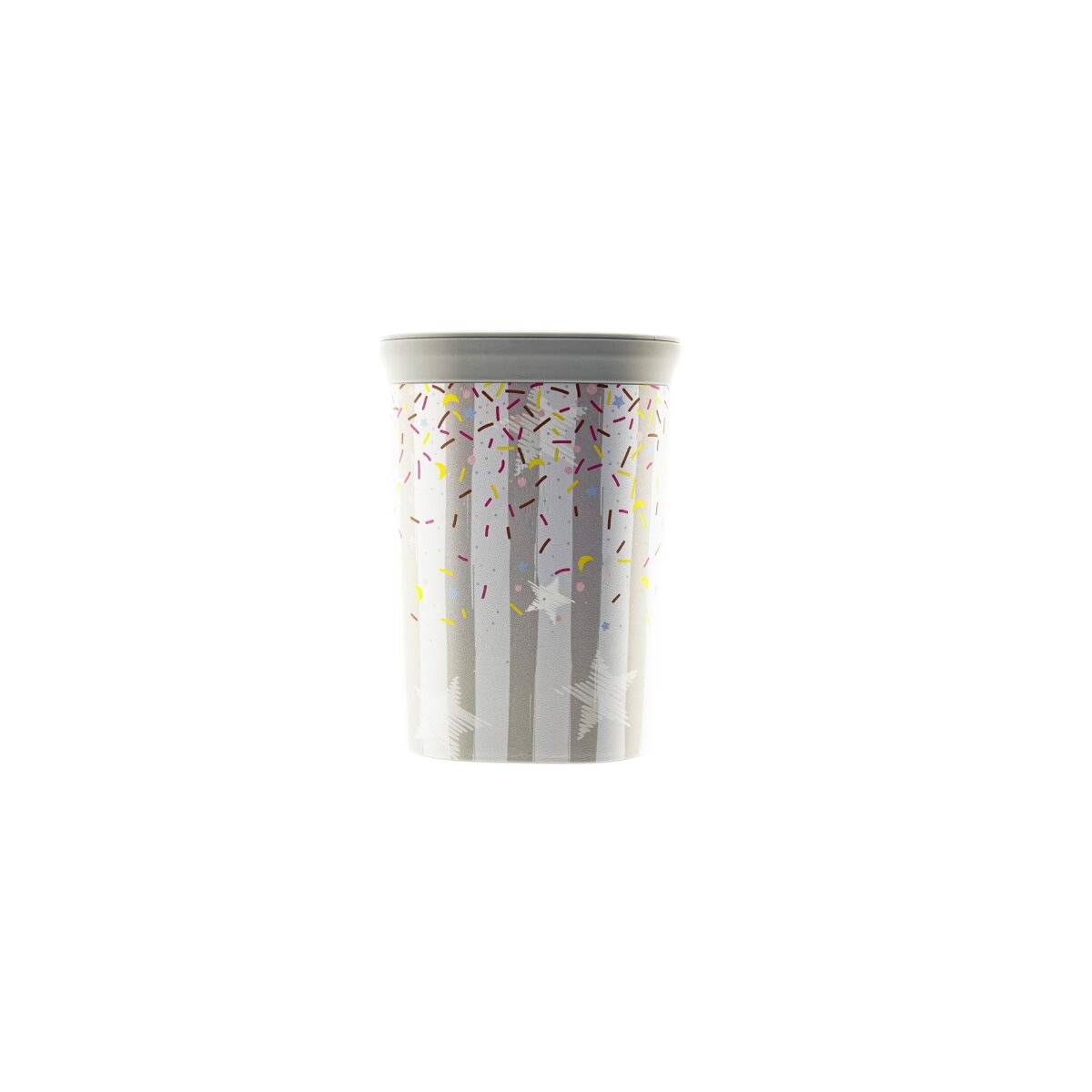 Robuste Spardose aus Kunststoff – Sicheres Sparen für Kinder und Erwachsene - Grau