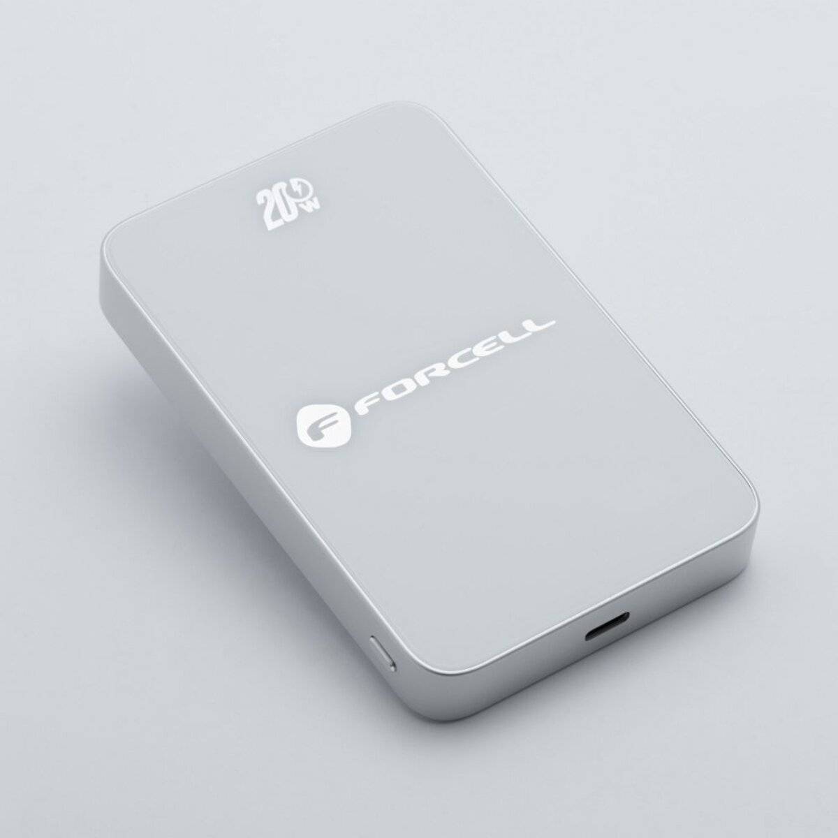 Forcell F-Energy F10K8 Super Slim Powerbank 10000mAh Weiß