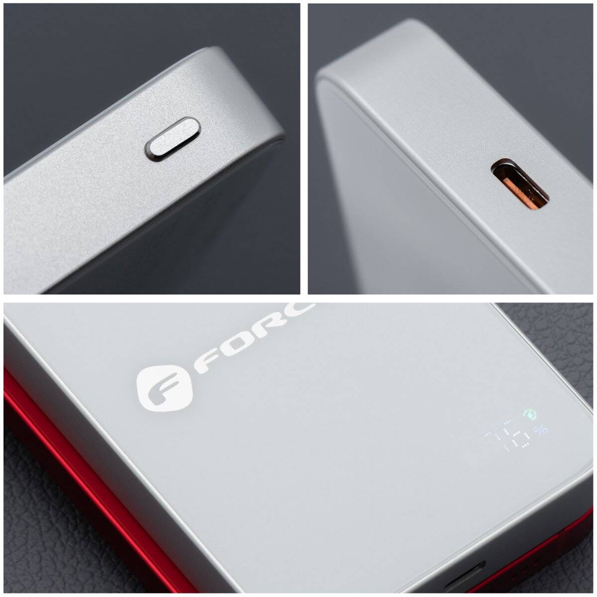 Forcell F-Energy F10K8 Super Slim Powerbank 10000mAh Weiß