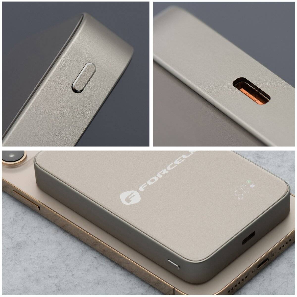 Forcell F-Energy F10K8 Super Slim Powerbank 10000mAh Titan