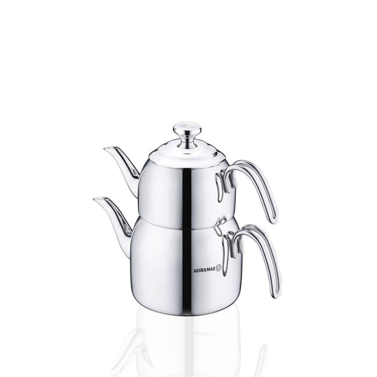 Korkmaz Droppa Midi Teekannen-Set für den perfekten Teegenuss - 0,7L/1,6L