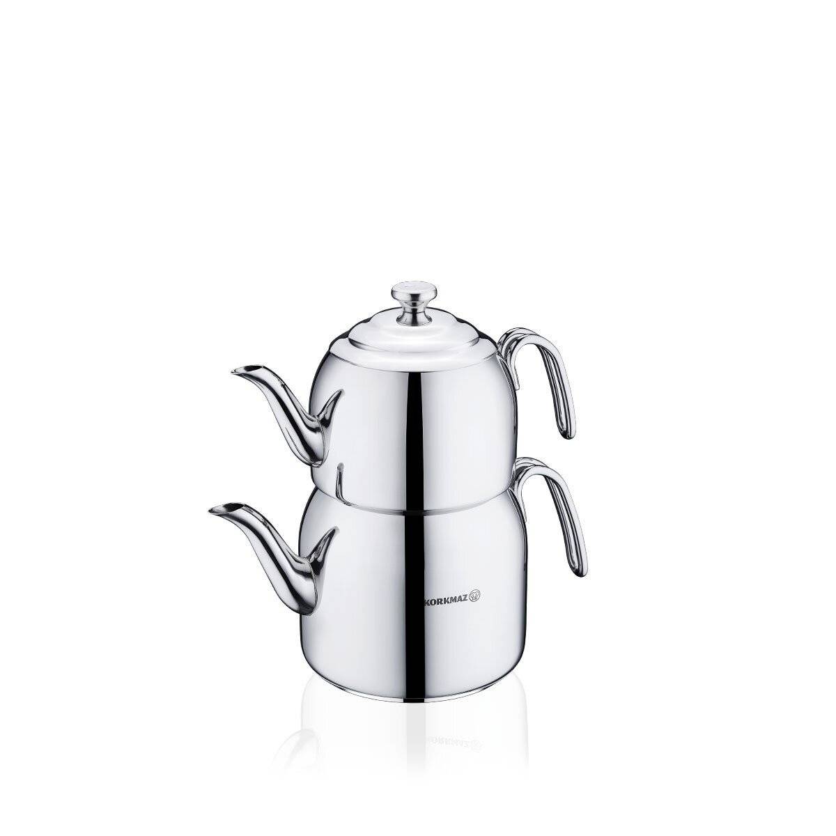 Korkmaz Droppa Midi Teekannen-Set für den perfekten Teegenuss - 0,7L/1,6L