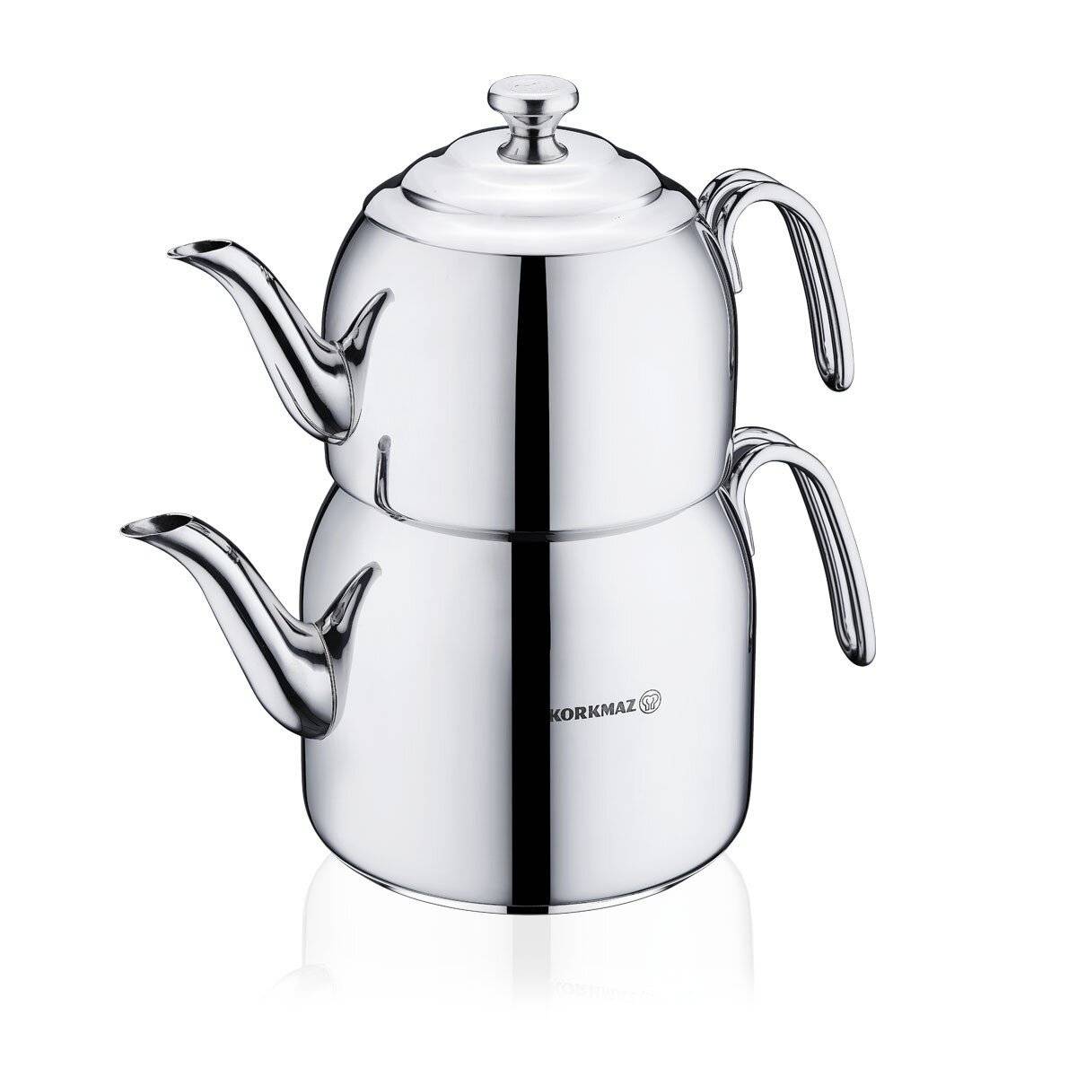 Korkmaz Droppa Mega Teekannen-Set für den perfekten Teegenuss - 2,0L/3,5L