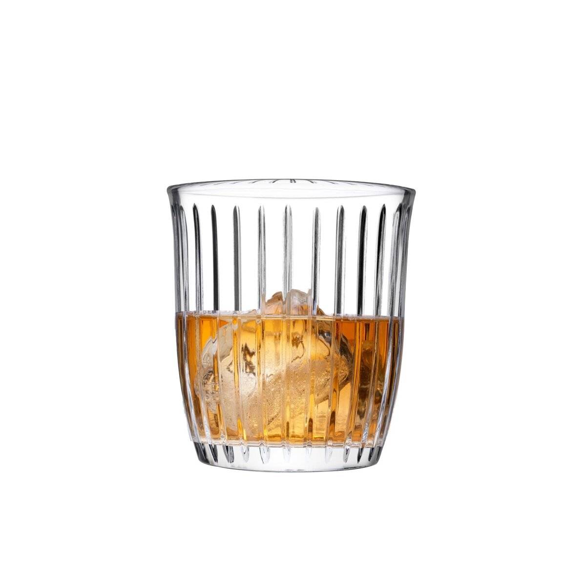 Pasabahce Joy Trinkgläser - elegantes Design, 280 ml - 4er Set