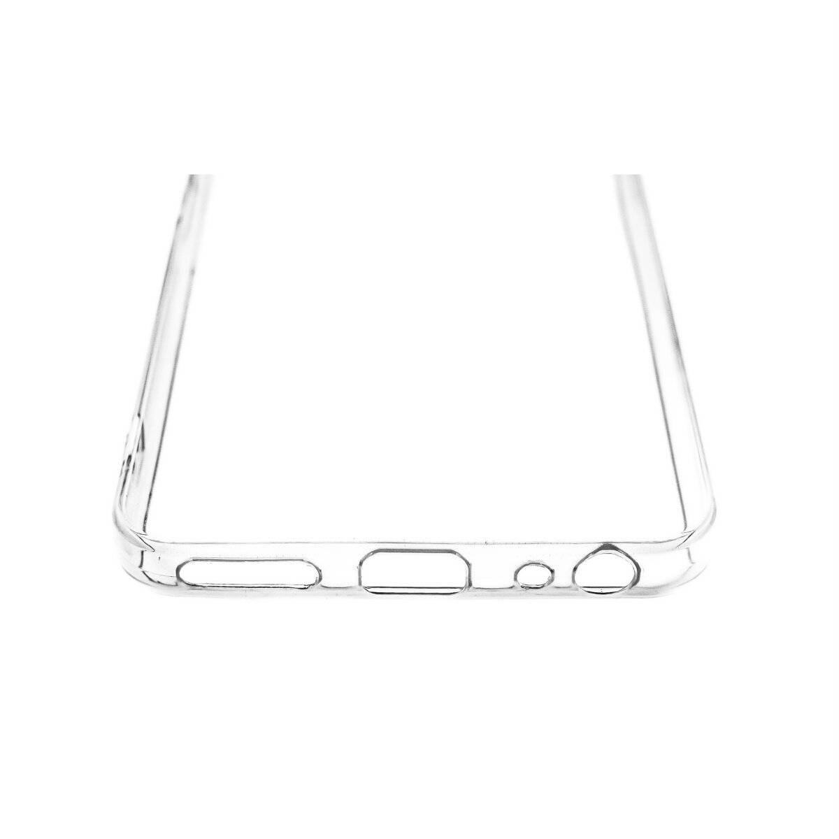 Silikon Handyhülle Bumper Softcase kompatibel mit ZTE Blade A54 transparent