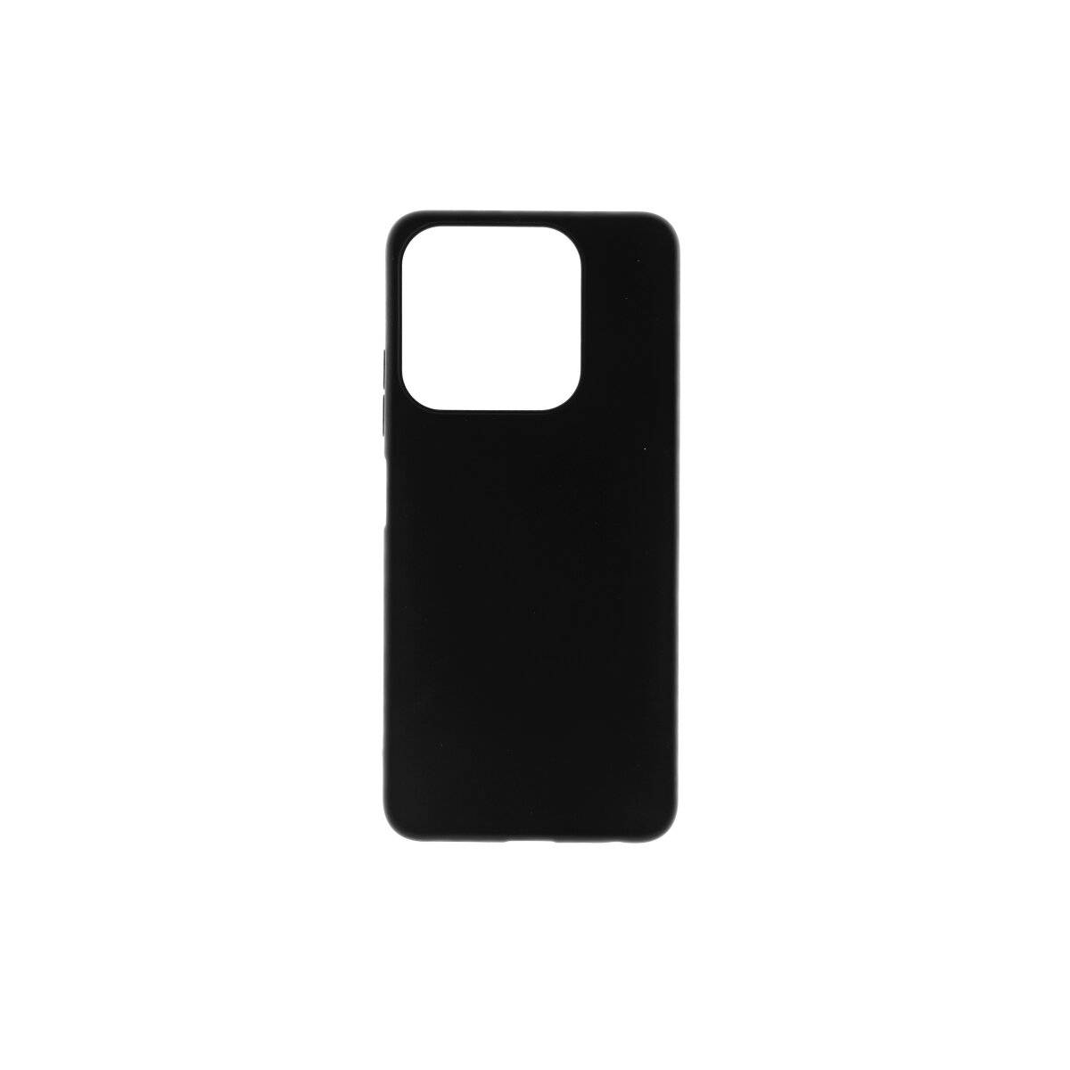 Silikon Handyhülle Bumper Softcase kompatibel mit ZTE Blade A75 4G schwarz