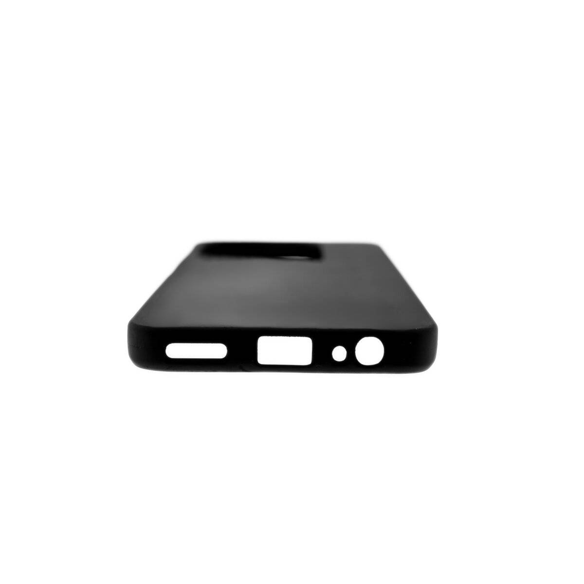 Silikon Handyhülle Bumper Softcase kompatibel mit ZTE Blade V60 Vita schwarz