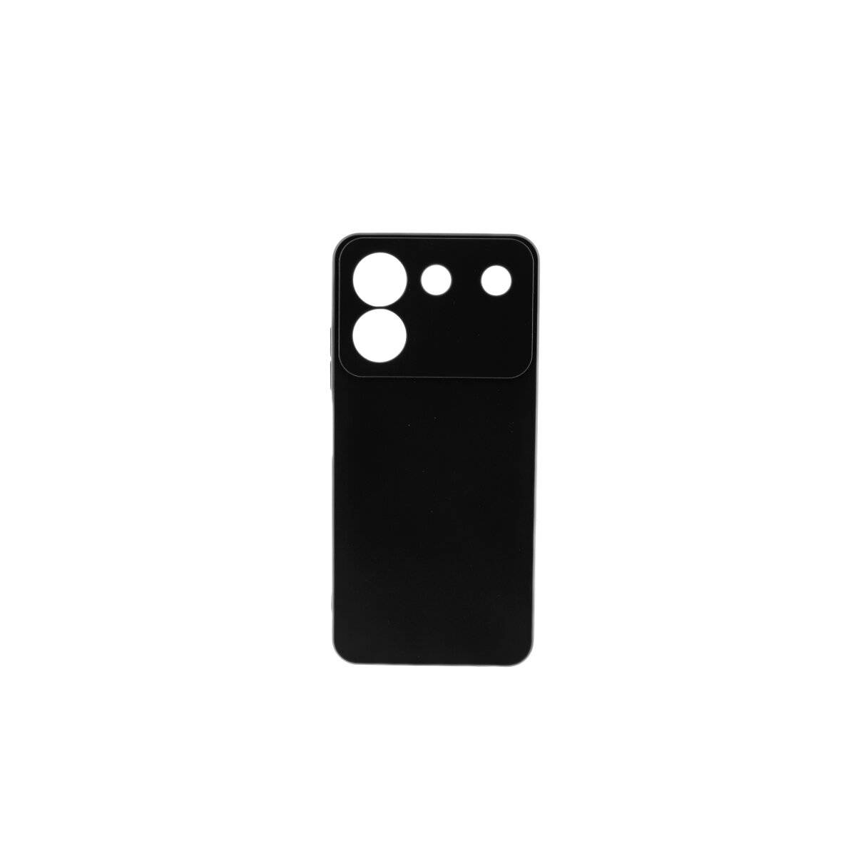 Silikon Handyhülle Bumper Softcase kompatibel mit ZTE Blade A54 schwarz