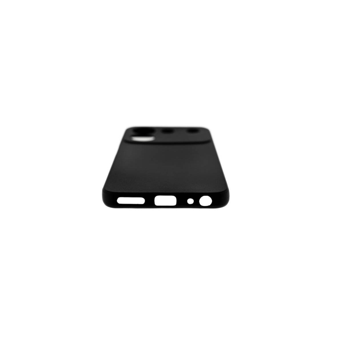 Silikon Handyhülle Bumper Softcase kompatibel mit ZTE Blade A54 schwarz