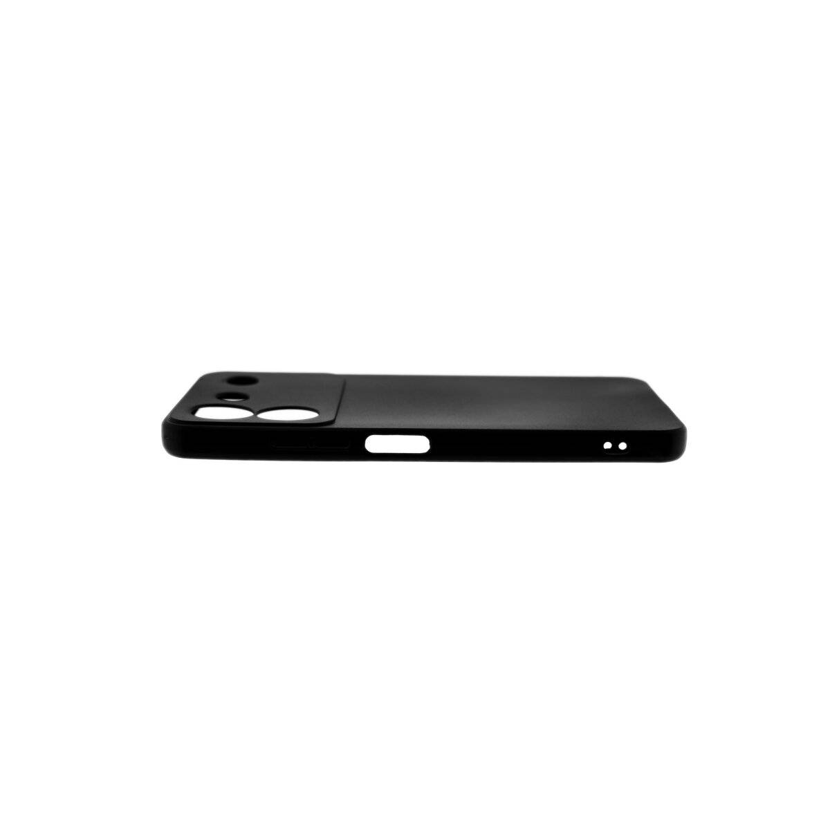 Silikon Handyhülle Bumper Softcase kompatibel mit ZTE Blade A54 schwarz