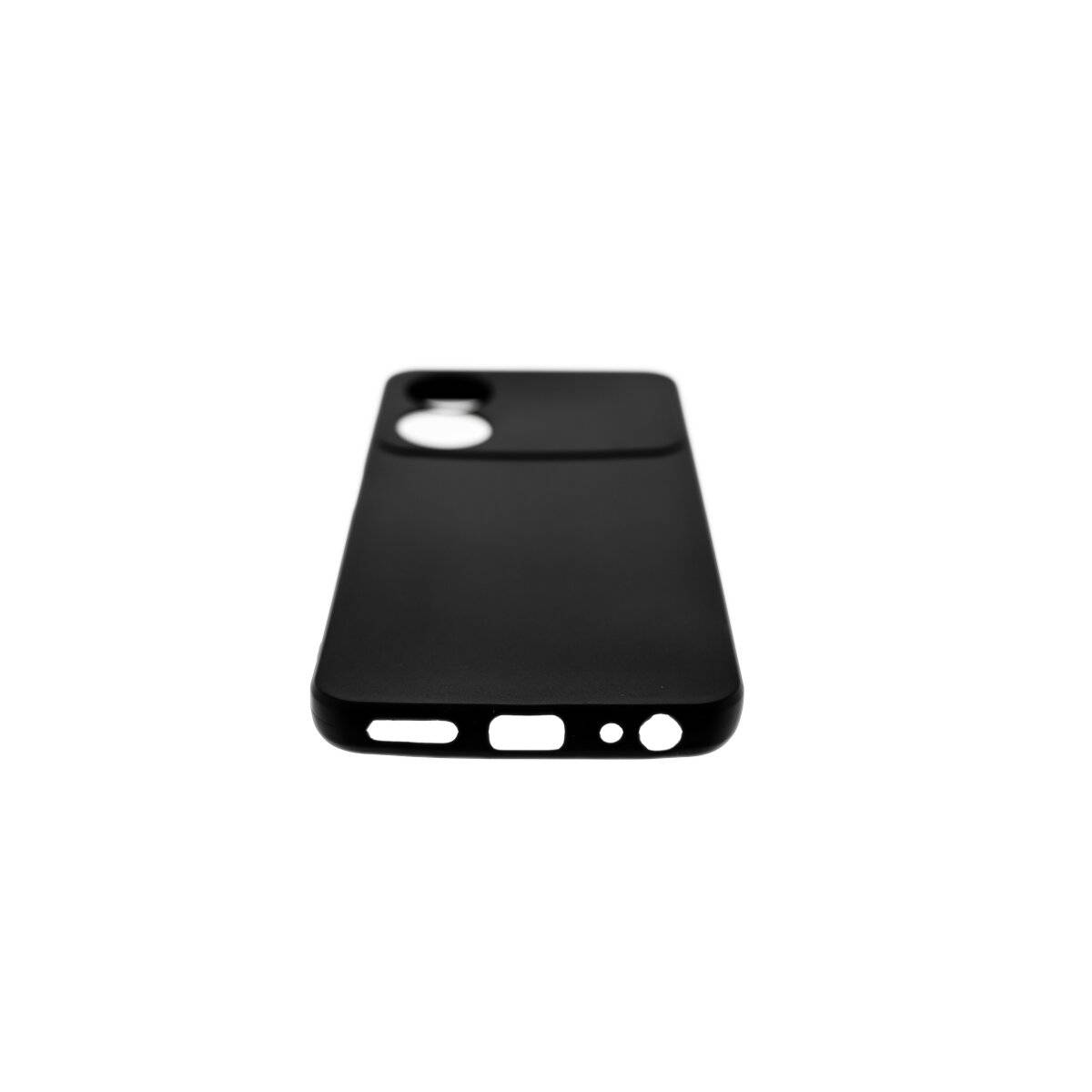 Silikon Handyhülle Bumper Softcase kompatibel mit ZTE Blade A34 schwarz