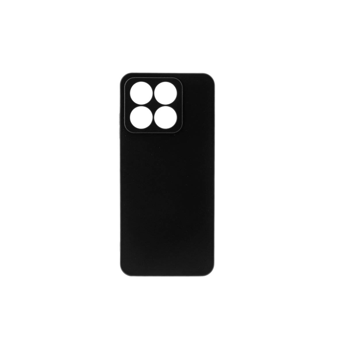 Silikon Handyhülle Bumper Softcase kompatibel mit ZTE Blade A55 schwarz
