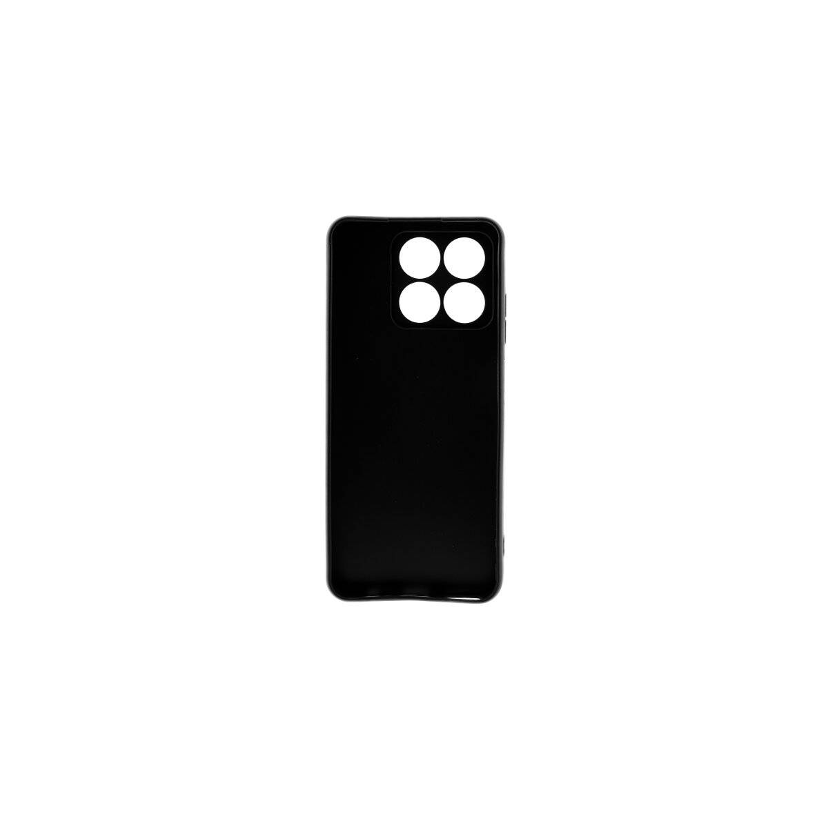 Silikon Handyhülle Bumper Softcase kompatibel mit ZTE Blade A55 schwarz