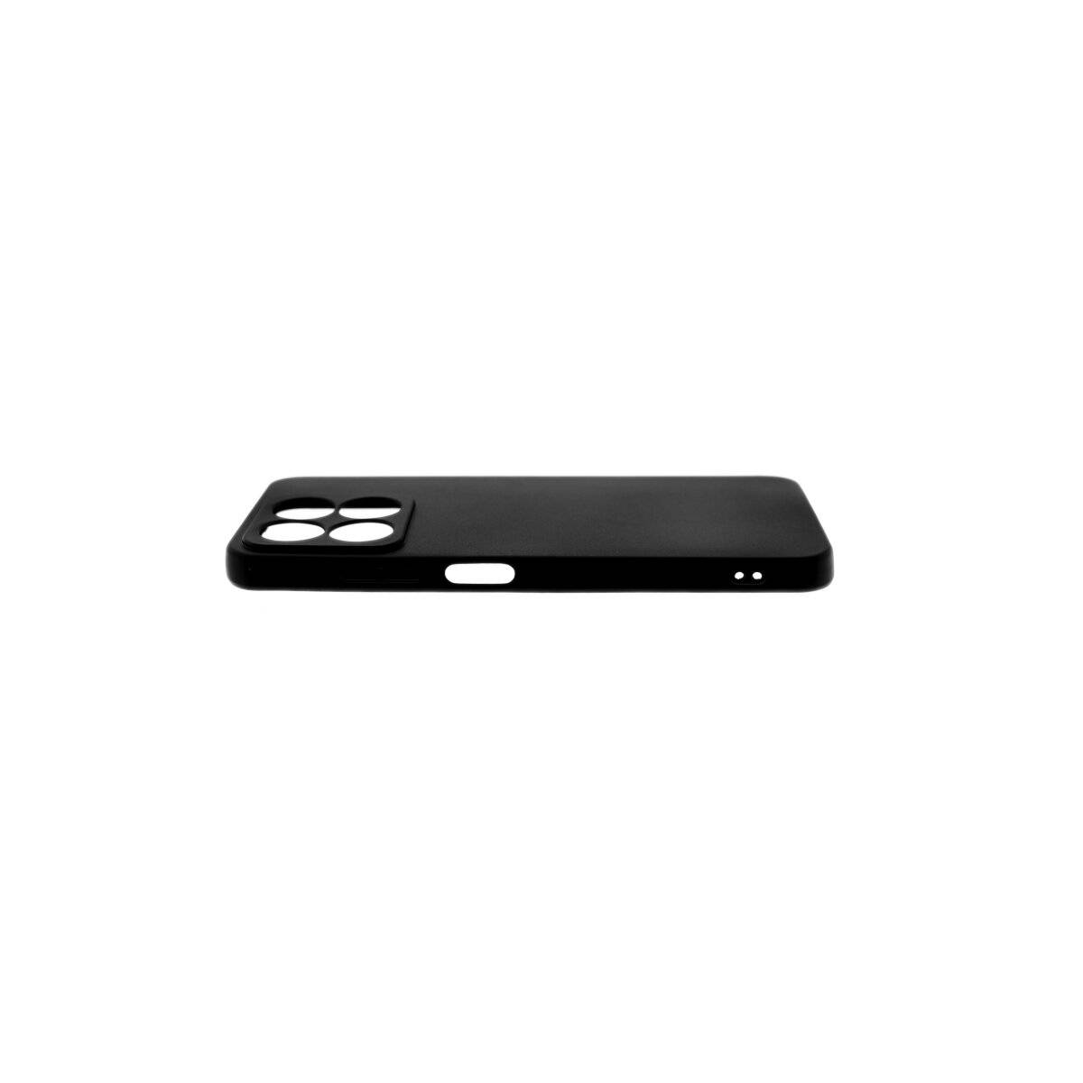 Silikon Handyhülle Bumper Softcase kompatibel mit ZTE Blade A55 schwarz