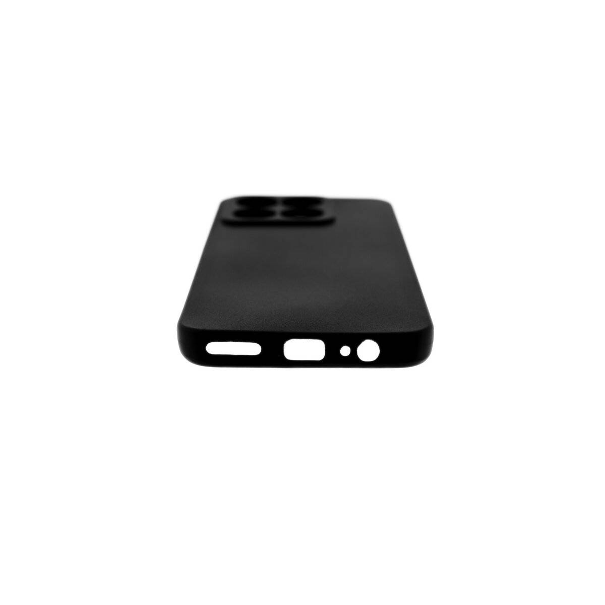 Silikon Handyhülle Bumper Softcase kompatibel mit ZTE Blade A55 schwarz