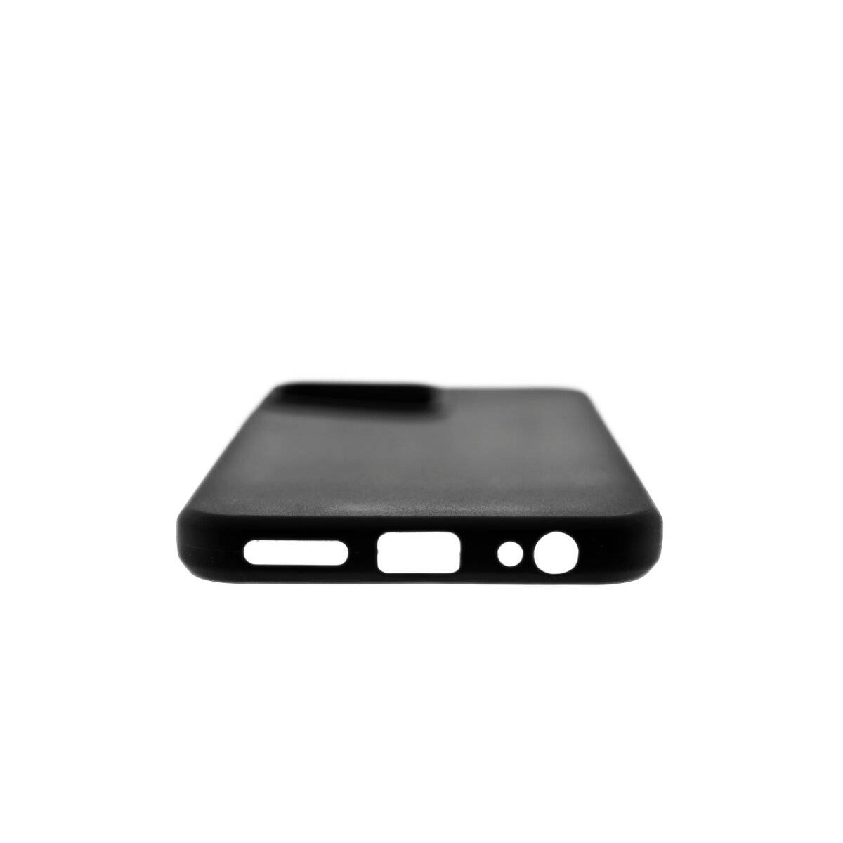 Silikon Handyhülle Bumper Softcase kompatibel mit ZTE Blade A73 4G schwarz