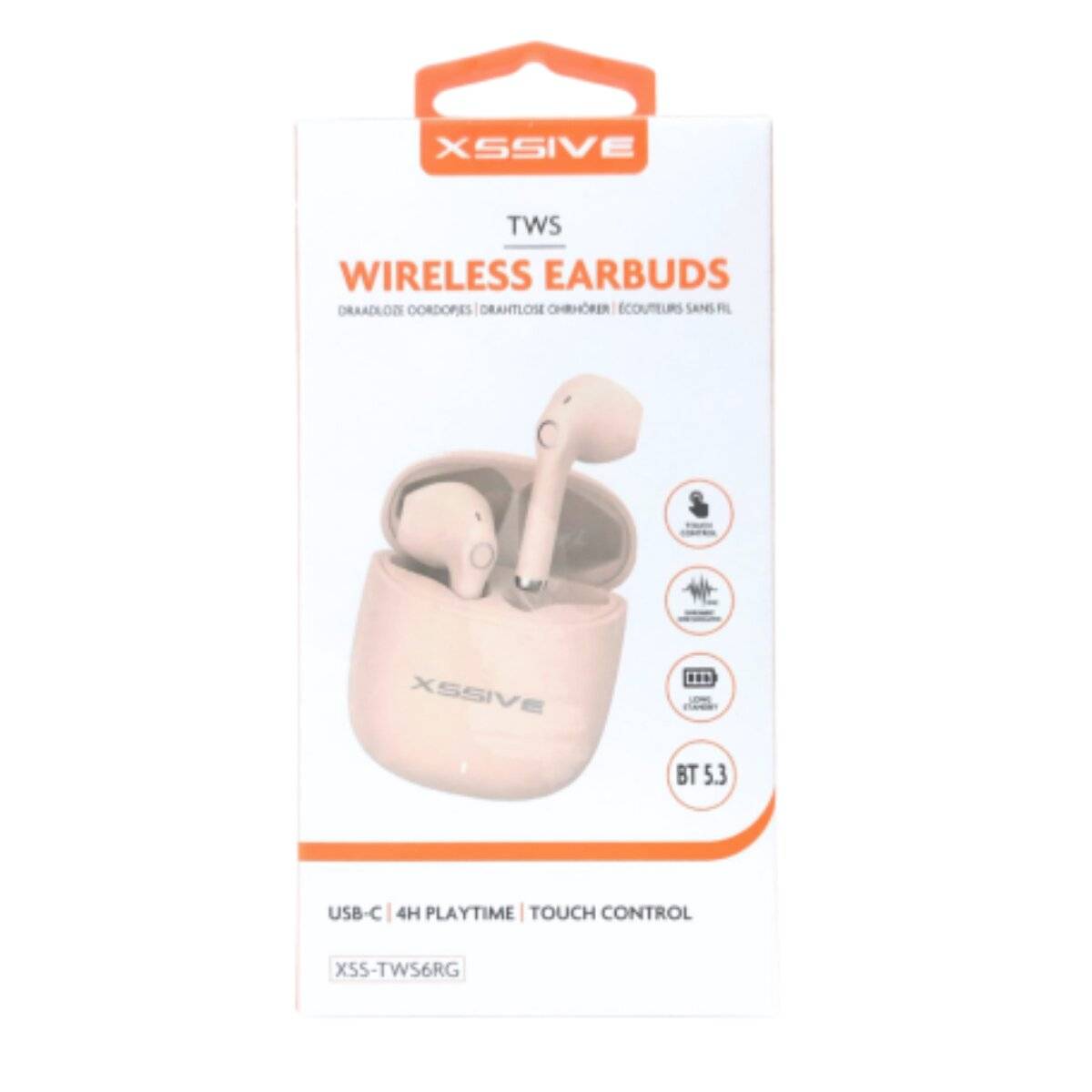 Xssive TWS Bluetooth Earbuds in-ear Kopfhörer mit USB-C Anschluss