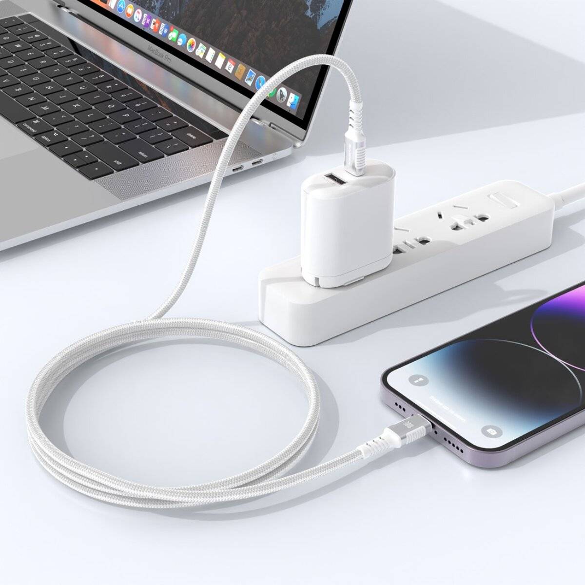 Xssive Schnellladekabel – USB-C auf kompatibel mit iPhone – Fast Charging & Sync