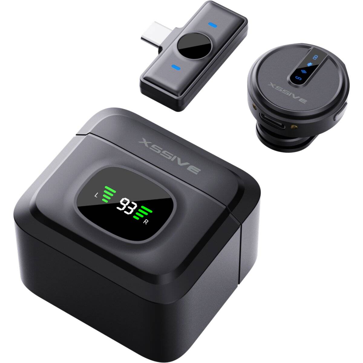 Xssive Wireless Mikrofon – kompatibel mit USB-C Geräten – kabellos & kompakt