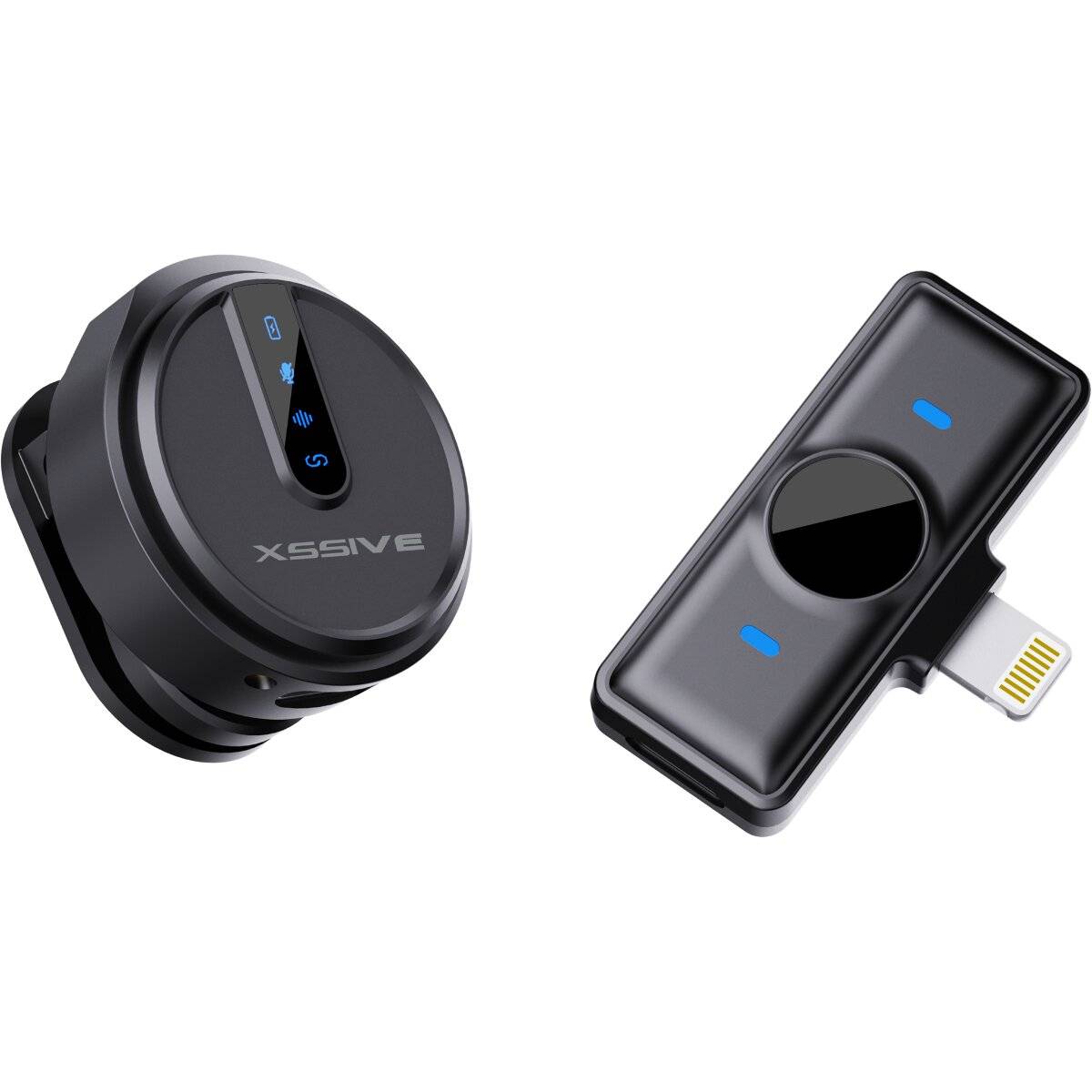 Xssive Wireless Mikrofon – kompatibel mit iPhone – kabelloses Mikro für Video & Ton