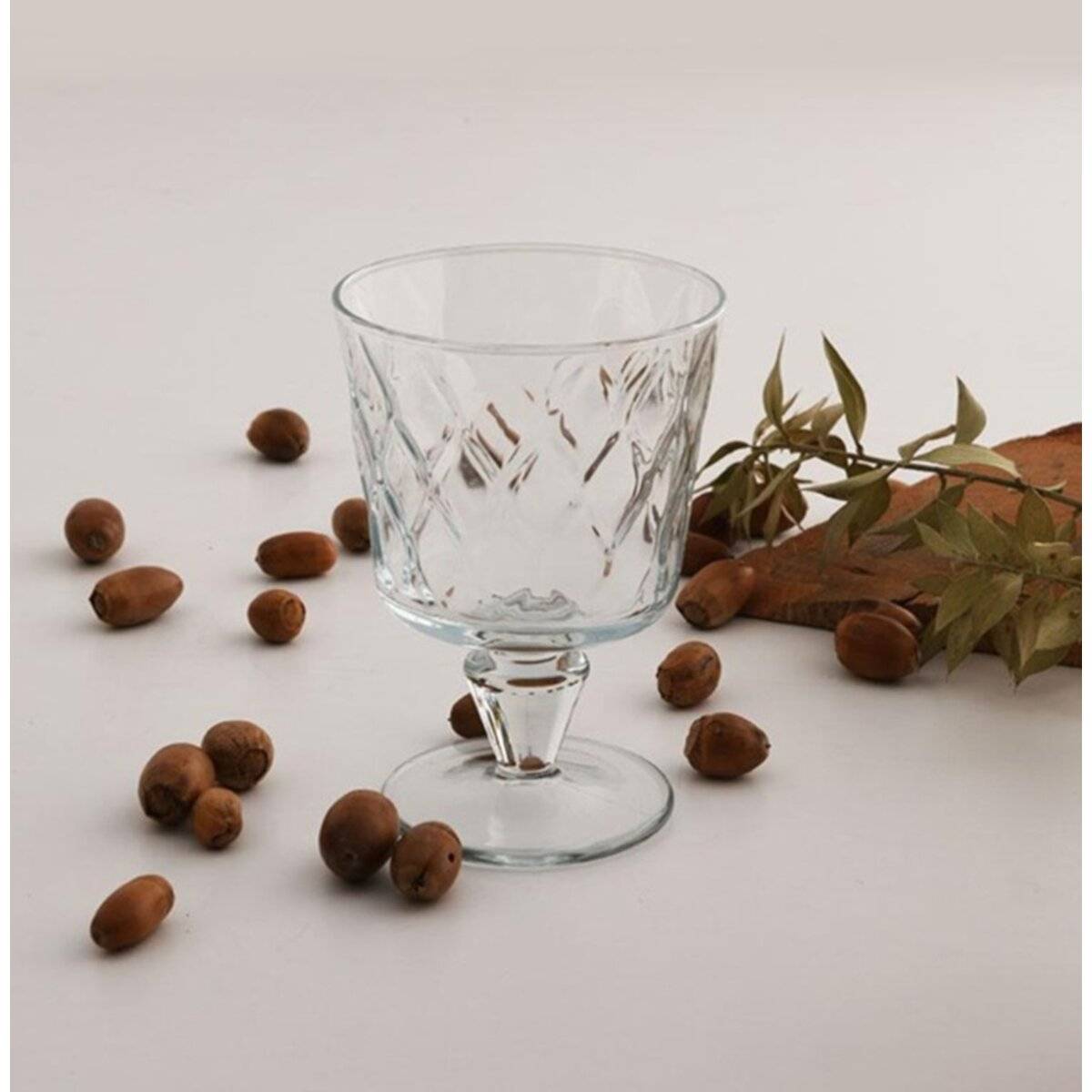 Pasabahce Leafy Cocktailgläser - 270 ml, 4-teilig - stilvoll & elegant