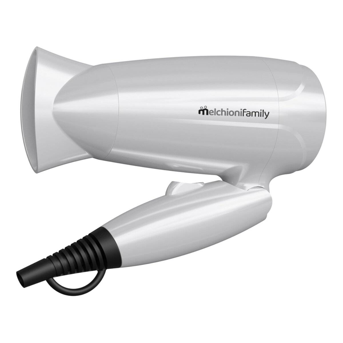 Melchioni Family HANDY STYLE NEW Reisehaartrockner mit Klappgriff – 1200?W