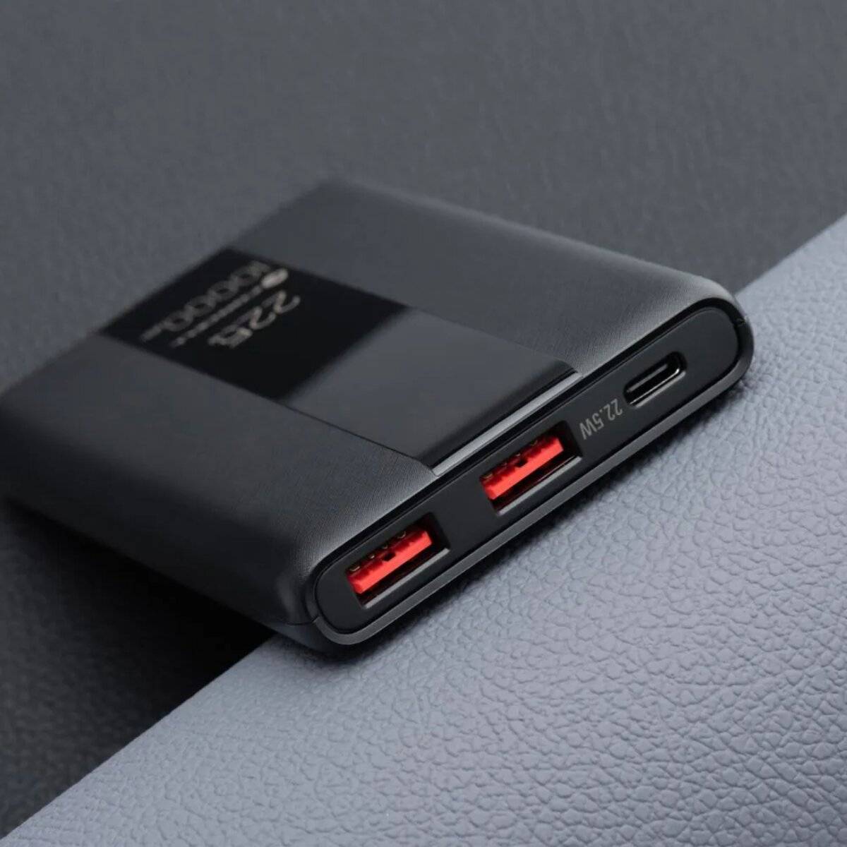 FORCELL F-ENERGY P10K2 Powerbank 10.000?mAh 22,5?W PD QC3.0 Schwarz