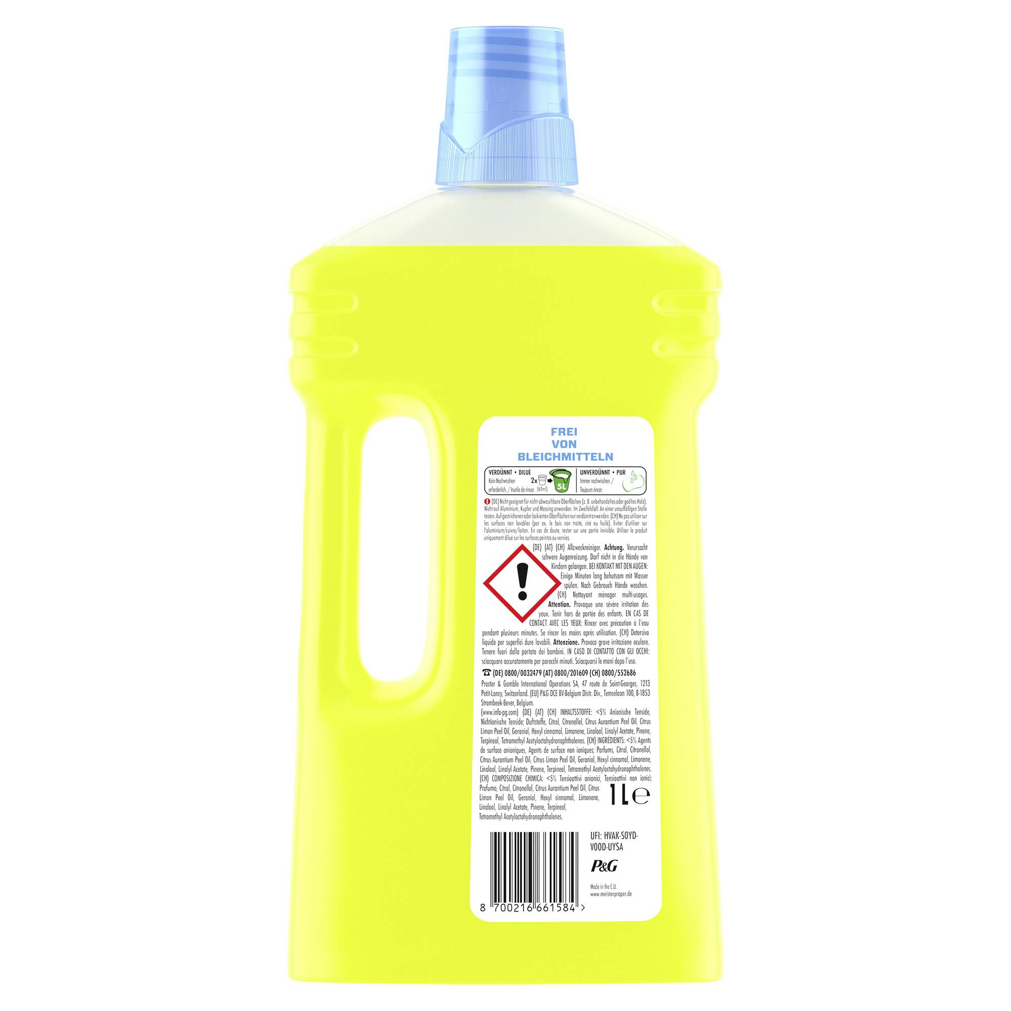 Meister Proper Allzweckreiniger 8700216661607 Citrusfrische 1l