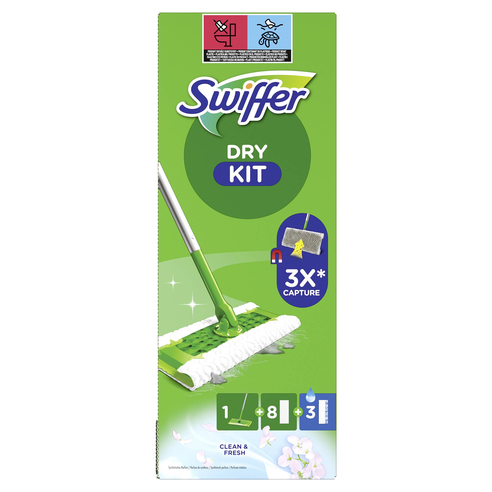 Swiffer Bodenwischer Starterkit 8700216656054 Dry+Wet