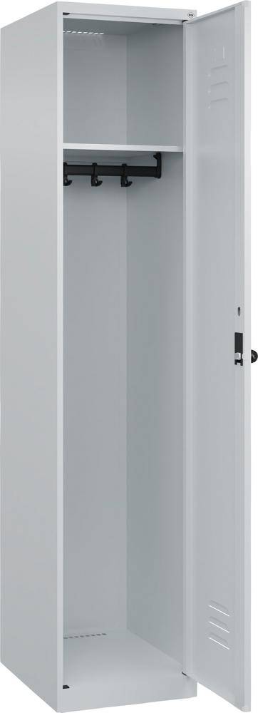 Garderobenschrank CLASSICB400xT500xH1850 mm RAL 7035/7035, 1 Abteil bodenstehend - Artikel: 7830951022